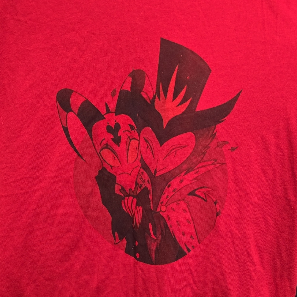 NWT Hazbin Hotel Anime T-shirt New Youth L